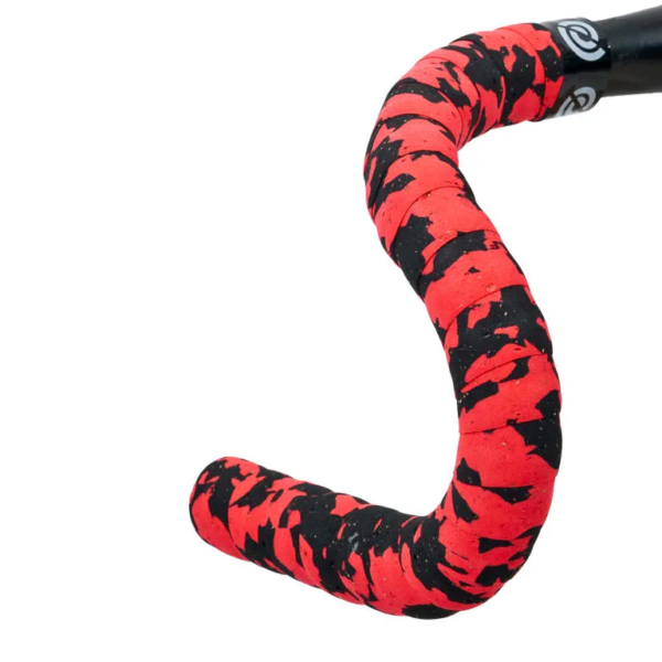 Fita de Guiador Bike Ribbon Cork Speckled Vermelho-Preto