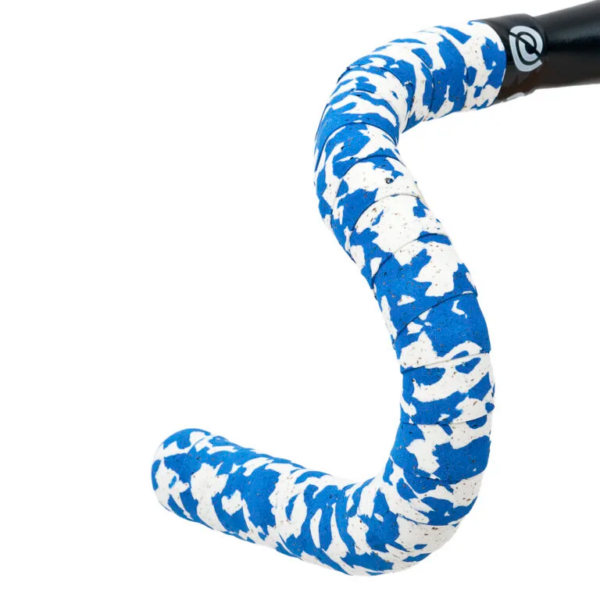 Fita de Guiador Bike Ribbon Cork Speckled Azul-Branco