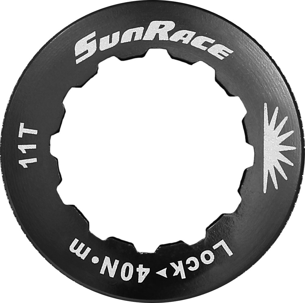 SunRace Abschlussring für Shimano Rotor Alu Schwarz 11 Zähne (30.5x1x11)