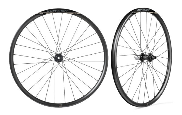 Conjunto de Rodas Miche CONTACT GRAVEL TX12/100mm - TX12/142mm Preto (Tubeless Ready) Shimano Centerlock Disco 20.5mm Perfil