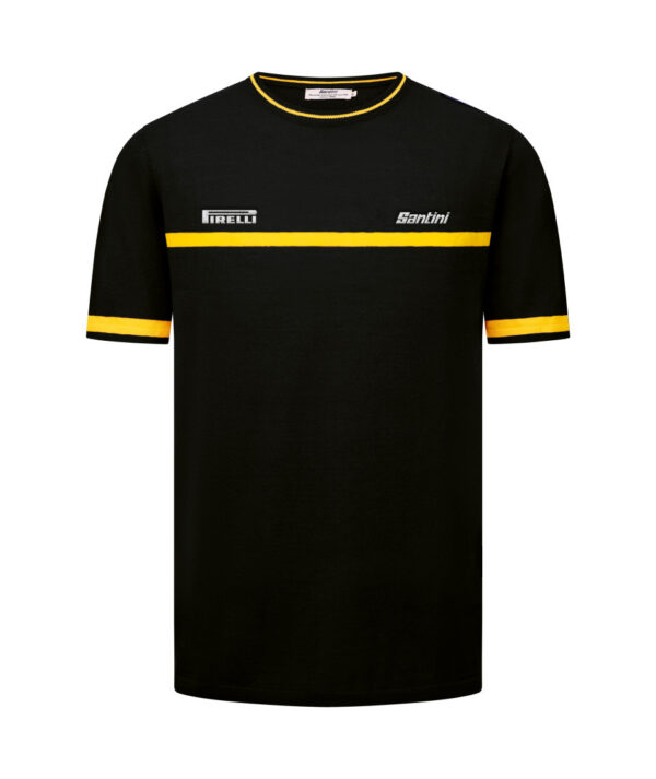 T-Shirt Unisex Santini PIRELLI SPORT CLUB Preto XXL