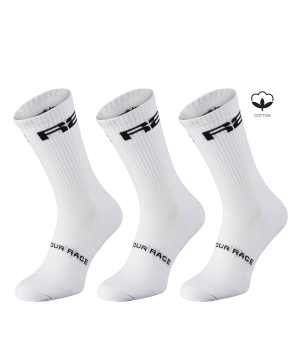 R2 URBAN Sokid Valge M (39-42) 3 Paari/Pakk ATS31A/M