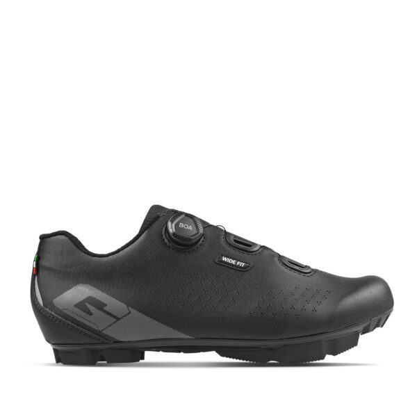 Sapatos MTB Gaerne G.TRAIL WIDE 3885-001 1-BOA Preto EU 45 Palmilha: 28.5cm MY26