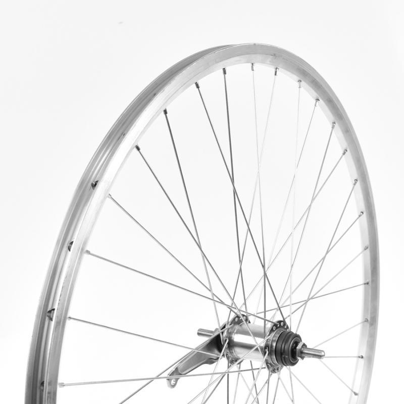Hinterrad 28" (622x18) Hohlkammerfelge Rücktrittbremse Shimano Nabe Silber