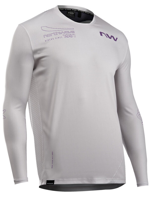 Northwave Edge 2 Långärmad Cykeltröja Grå/Lila XXL