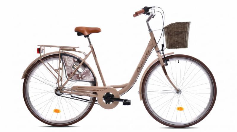 Capriolo Diana Damen Nabenschaltungs-Citybike 18" Matt Beige (924750-18-N3)