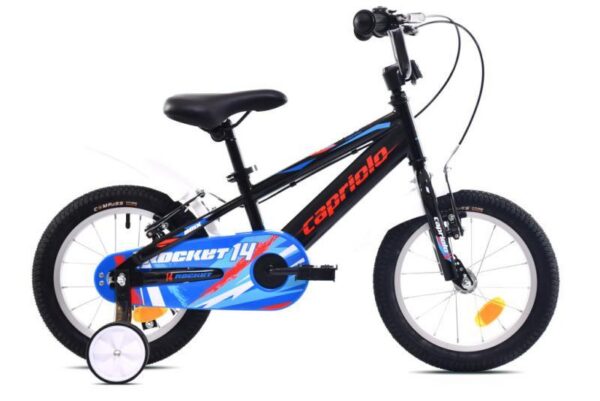 Capriolo Rocket 14" Lastejalgratas Must (926151-14)