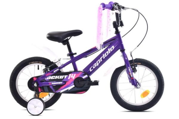 Capriolo Rocket 14" Lastejalgratas Lilla (926152-14)