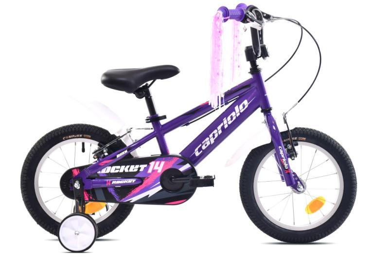 Capriolo Rocket 14" Kinderfahrrad Lila (926152-14)