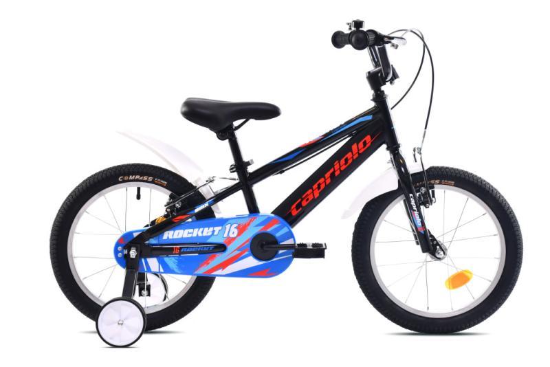 Capriolo Rocket 16" Kinderfahrrad Schwarz (926154-16)