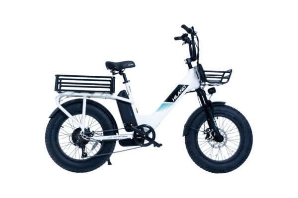 Električni Fat Bike Hiland 20" Motor u Glavčini 48V 500W 720Wh Srebrni