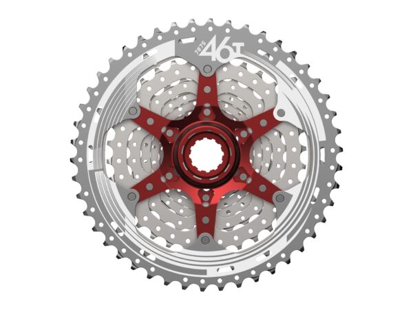 Kaseta SunRace MX3 TAY 10-Rzędowa 11-42T Matowe Srebro
