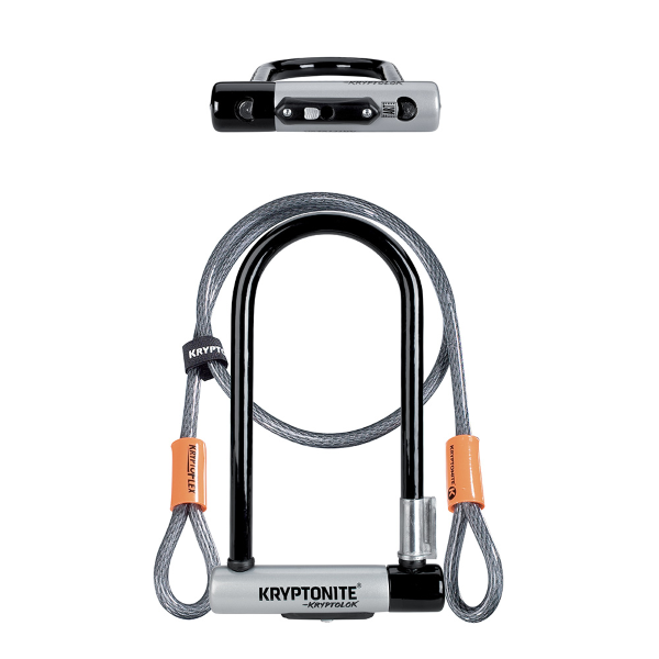 Κλειδαριά U-Lock Kryptonite Kryptolok-2 STD 13mm 102x229mm με Καλώδιο 1200x10mm