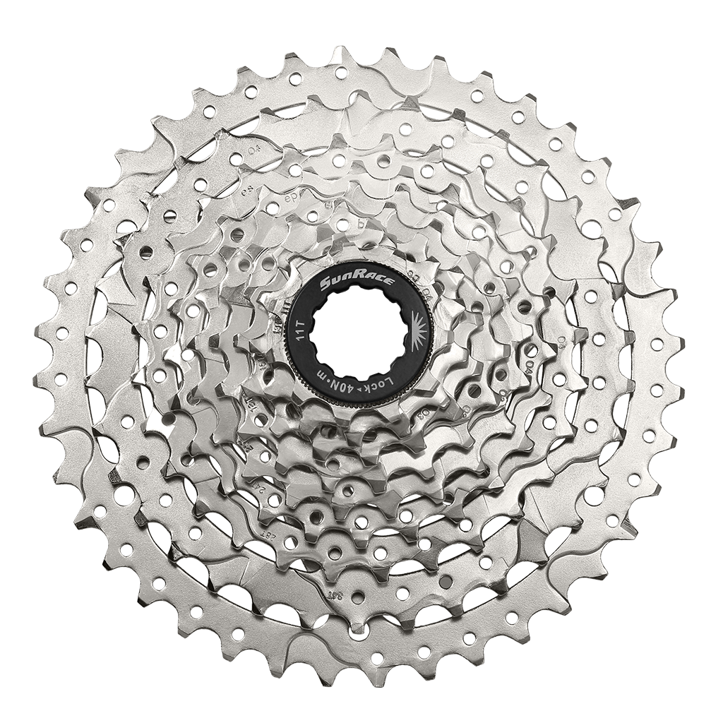 SunRace 9-fach Kassette 11-42 Zähne Chrom (CSM980 9AY)