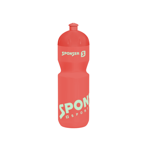Fľaša Sponser 750ml Koralová/Mätová Bez BPA