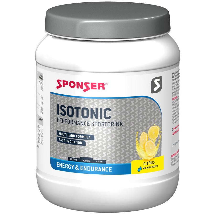 Sponser Isotonic Isotonisk Dryckespulver 1000g Burk Cirus
