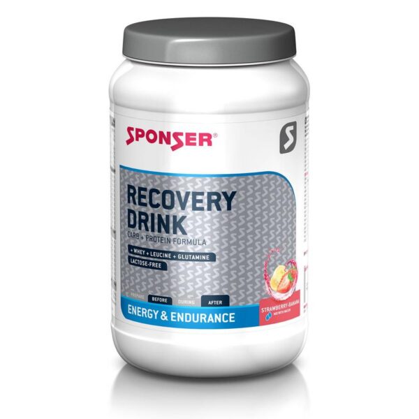 Napój Regeneracyjny Sponser RECOVERY DRINK Truskawka-Banan 1200g