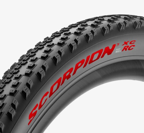 Pirelli Scorpion XC RC TLR Padanga 29x2.4 (60-622) Race Compound ProWALL Color Edition Juoda/Raudona Made in Italy