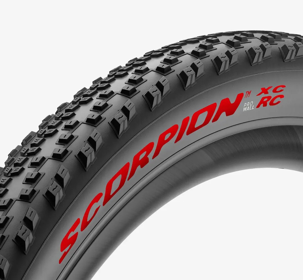Pirelli Scorpion XC RC TLR Padanga 29x2.4 (60-622) Race Compound ProWALL Color Edition Juoda/Raudona Made in Italy
