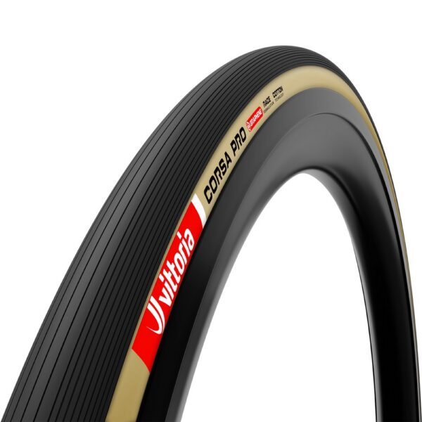 Vittoria Corsa Pro Control TLR Cotton Däck 32-622 Svart/Beige G2.0 (11A00391) Vikbart
