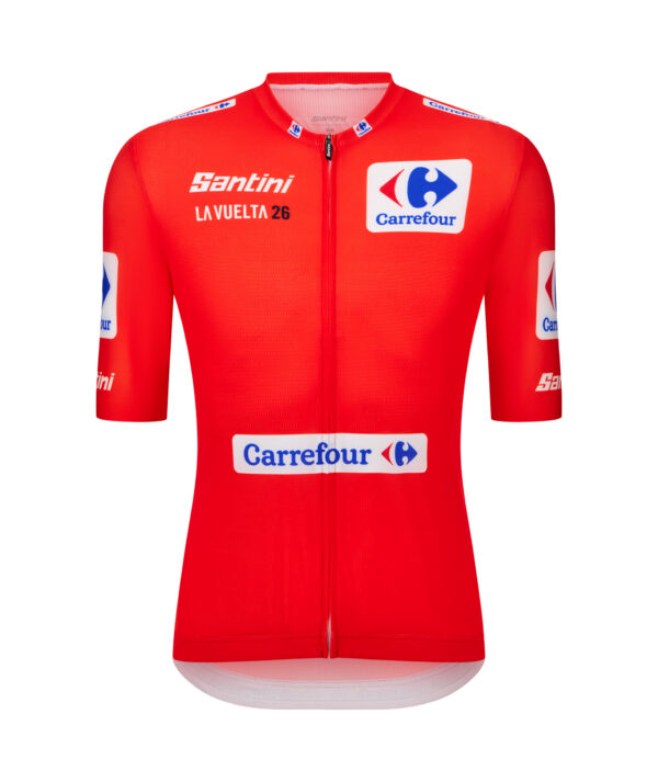 Santini LA VUELTA GENERAL LEADER Fietsshirt Rood M