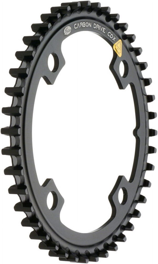 Carreto Dianteiro Gates Carbon Drive CDX 60D BCD 130mm 5 Parafusos Preto