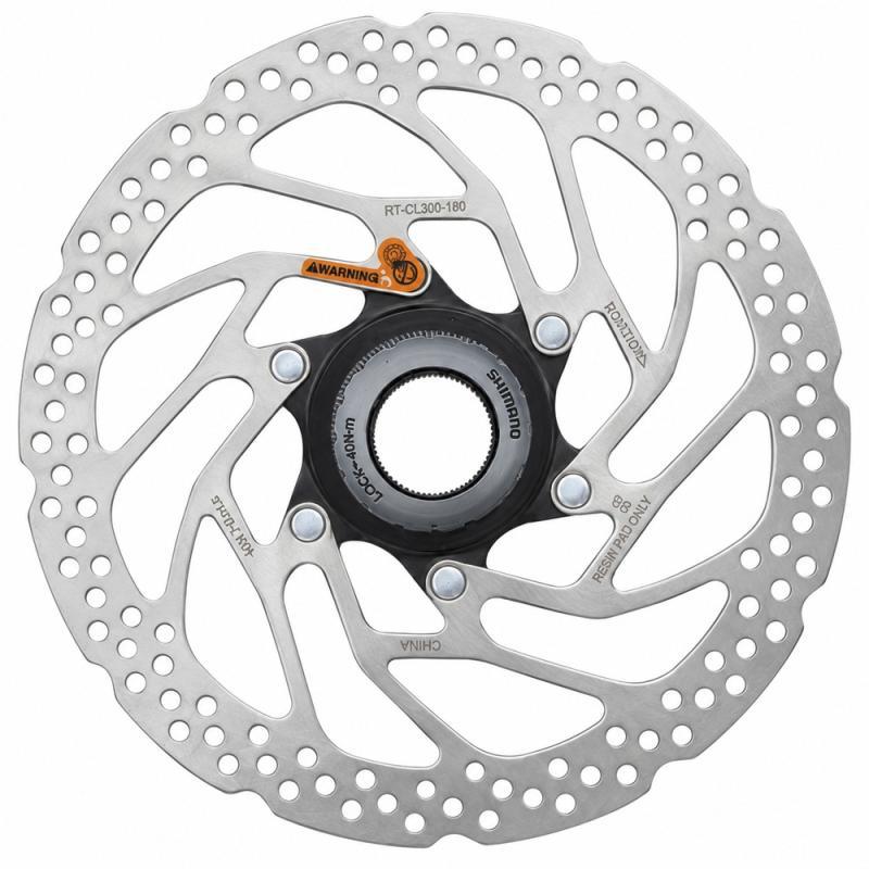 Shimano RT-CL300 Center Lock Bremsscheibe 180mm für Resin-Beläge
