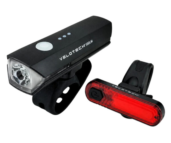 Sada Nabíjateľných Svetiel USB Velotech 550