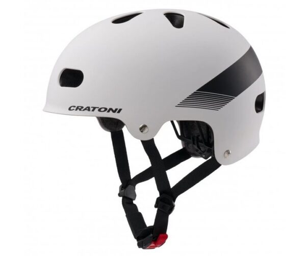 C-MATE JR. Helm Wit-Zwart