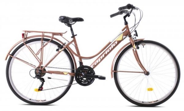 Rower Trekkingowy Damski Capriolo Sunrise Lady 17" Brązowy (920591-17)