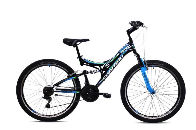 Capriolo CTX 260 26" Vollgefedertes Fahrrad Schwarz-Blau (924402-16)