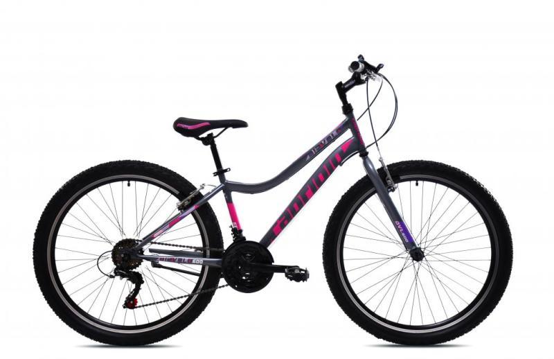 Capriolo Diavolo 600 26" Dames Mountainbike 17" Grafiet-Paars (925312-17)