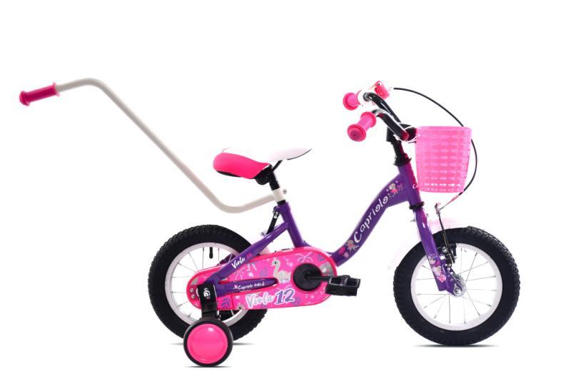 Capriolo Viola 12" Mädchenfahrrad Lila (925106-12)