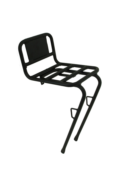 Alu-Vorderradträger 28" Schwarz (Max. 15kg, Ohne Schrauben)