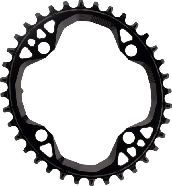 Corona Ovale absoluteBLACK Narrow-Wide 104 BCD 34D Shimano 12 Velocità Nera