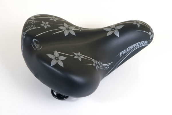Selle Monte Grappa HappyFlowers IT XC061 Linna/Trekking Vedrusadul Must