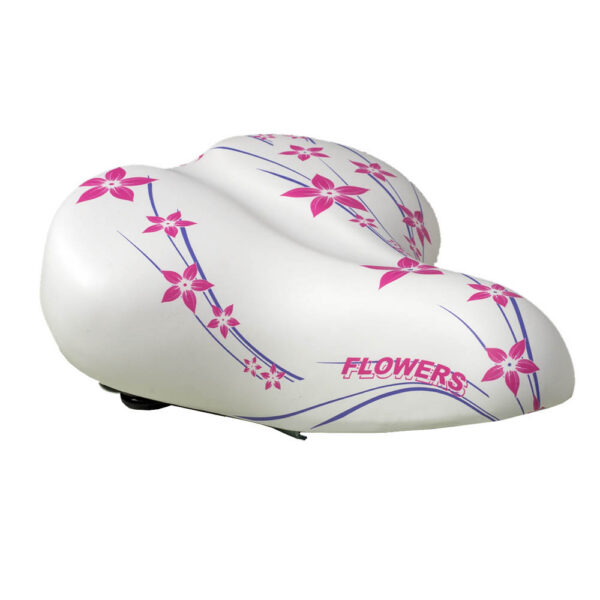 Selle Monte Grappa HappyFlowers IT XC061 Linna/Trekking Vedrusadul Roosa
