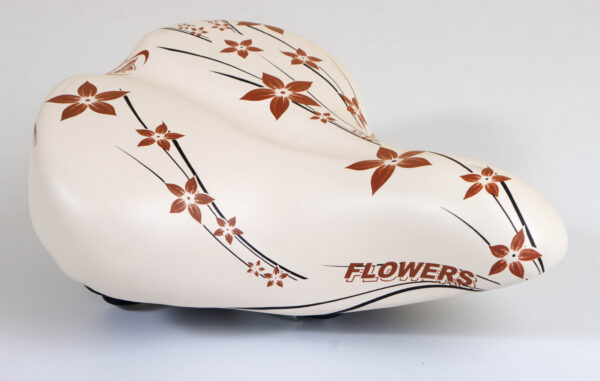 Selle Monte Grappa HappyFlowers IT XC061 Linna/Trekking Vedrusadul Kreem
