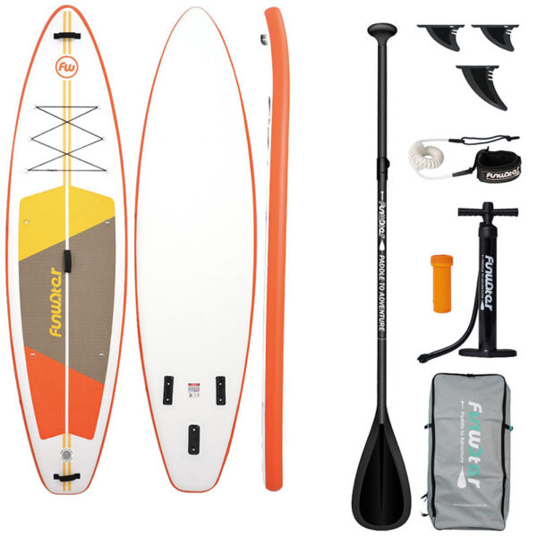 Placă SUP Funwater SUPFW69B 3.35m Portocaliu/Alb