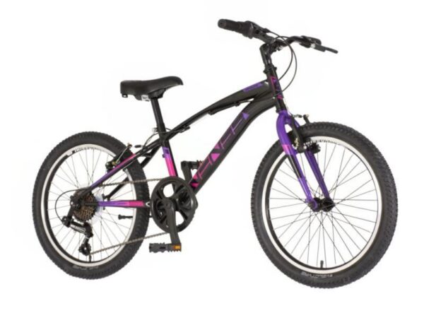 Detský Bicykel Venssini Arcadia 20" 6-Rýchlostný Čierno-Fialový (1203124)