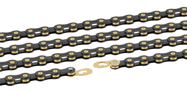 Connex 9SB 9-Speed Ketting Zwart/Goud 114 Schakels