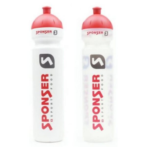 Sponser Gertuvė 1000ml Permatoma/Raudona Be BPA