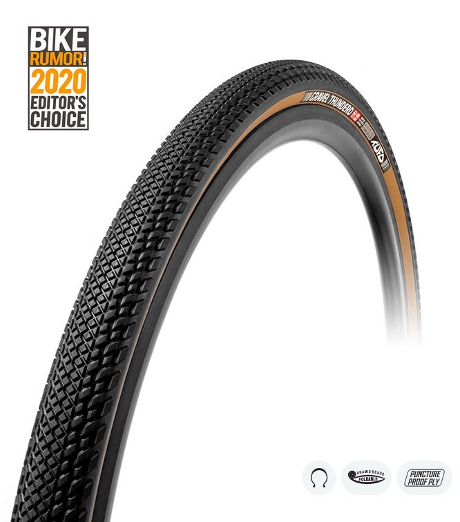 Copertone Gravel TUFO Gravel Thundero TLR 700x44C (44-622) 390g Nero/Beige
