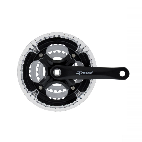 Prowheel Turistinio Dviračio Švaistikliai 48-38-28T 170mm 7/8 Pavarų Juodi
