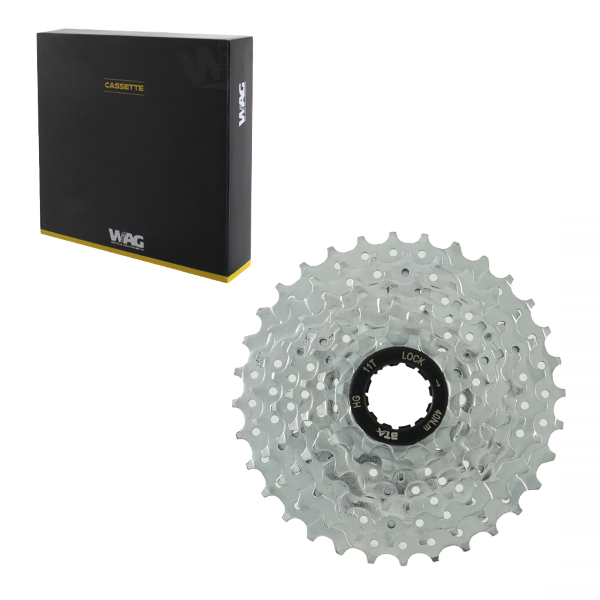 WAG 8 Pavarų Kasetė 11-32T Chromuota Suderinama su Shimano