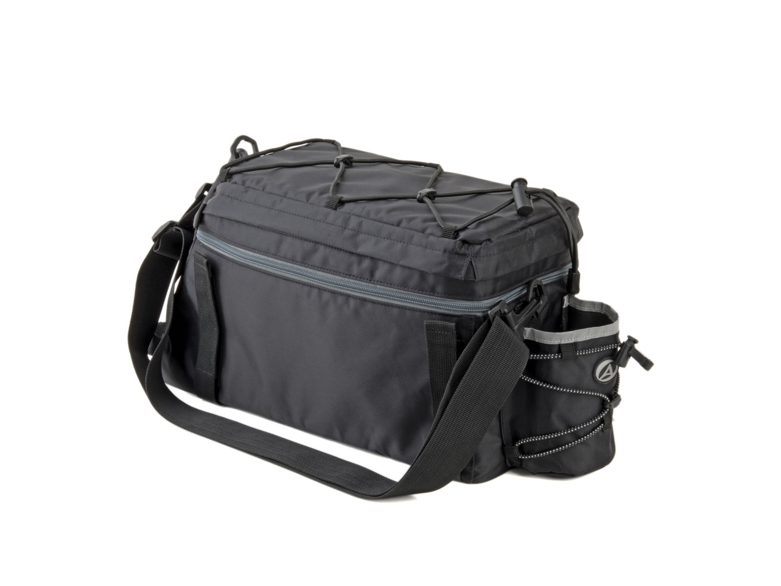 Author A-N472 X24 Gepäckträgertasche Schwarz