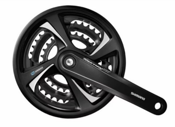 Trekingové Kliky Shimano Tourney FC-TX801 48/38/28T 170mm 7/8 Rychlostí Černé