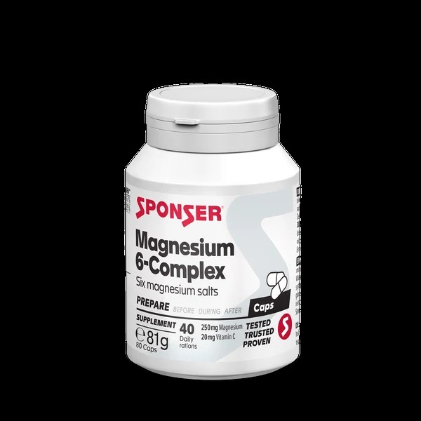 Sponser Magnesium 6-Complex Kapslid (80 tk)