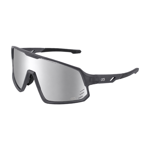 GES Kimu Sonnenbrille Anthrazit Rahmen / Silber Verspiegeltes Revo-Glas