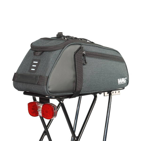 WAG Urban Gepäckträgertasche mit Schultergurt 8L Grau (37x16x15cm)